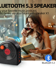 Pilipalastar gift CD retro vinyl  bluetooth X1 black speaker