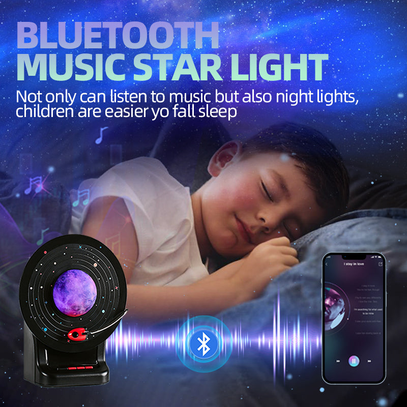 Pilipalastar Gift Colorful CD Vinyl Retro Stepless Dimmable  Moon RGB Lighting Bluetooth X7  Speaker