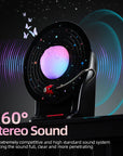 Pilipalastar Gift CD Vinyl Retro Stepless Dimmable  Moon RGB Lighting Bluetooth X7  Speaker