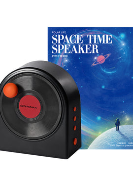 Pilipalastar gift CD retro vinyl  bluetooth X1 black speaker