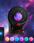 Pilipalastar Gift Colorful CD Vinyl Retro Stepless Dimmable  Moon RGB Lighting Bluetooth X7  Speaker